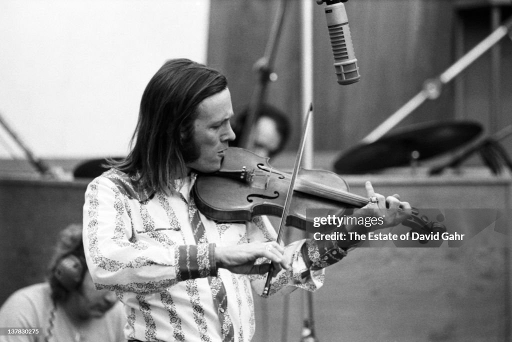 Doug Samis Texan musician Doug Sahm at an Atlantic Studios recording session for ...