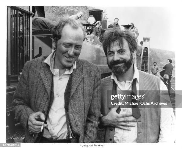 Nicol Williamson and Alan Arkin in a scene from the Universal Pictures movie 'The Seven-Per-Cent Solution'.