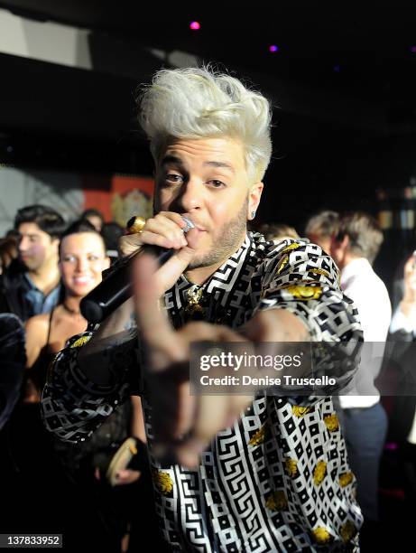 Ferras performs at the 1 OAK Grand Opening at the Mirage on January 27, 2012 in Las Vegas, Nevada.