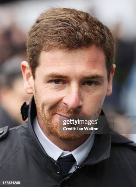 Andre Villas-Boas, manager of Chelsea looks on prior to the FA Cup with Budweiser Fourth Round match between Queens Park Rangers and Chelsea at...