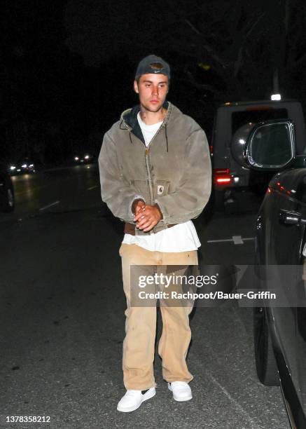 Justin Bieber is seen on June 30, 2023 in Los Angeles, California.