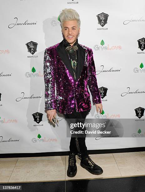 Singer Ferras arrives at the 1 OAK Las Vegas grand opening at The Mirage Hotel & Casino on January 27, 2012 in Las Vegas, Nevada.