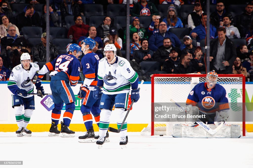 Vancouver Canucks v New York Islanders