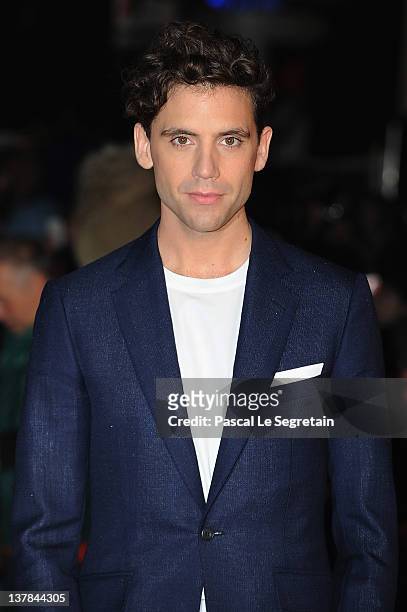 Mika poses as he arrives at NRJ Music Awards 2012 at Palais des Festivals on January 28, 2012 in Cannes, France.