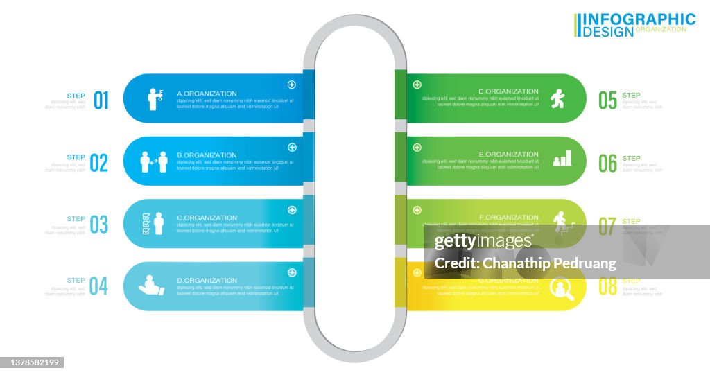 Large Step Visualisation Business Data Visualization Infographic Elements Stock Illustration ...