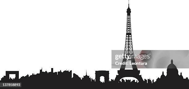illustrations, cliparts, dessins animés et icônes de toits de paris - paris-monuments