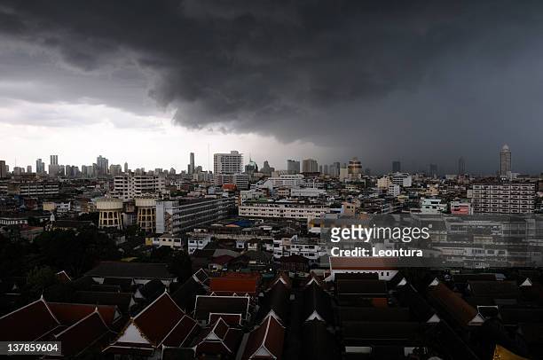 bangkok storm - thai culture stock pictures, royalty-free photos & images