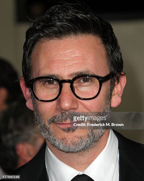Director Michel Hazanavicius arrives at the 64th Annual Directors Guild Of America Awards held at the Grand Ballroom at Hollywood & Highland on...