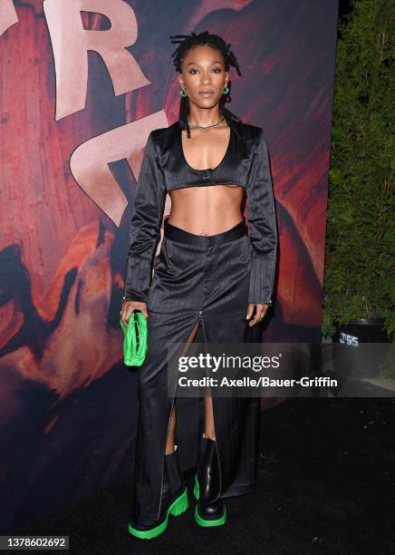 Jojo T. Gibbs attends "Fresh" Premiere and Mixer at Hollywood American Legion on March 03, 2022 in Los Angeles, California.