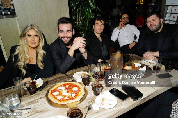 Tiziana Rocca, Ignazio Boschetto, Gianluca Ginoble, Piero Barone and Salvatore Esposito attend the 7th edition of the Filming Italy Los Angeles 2022...