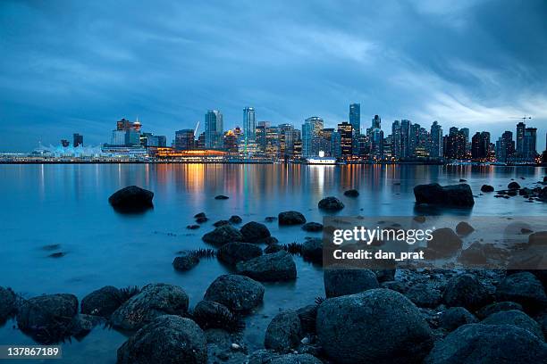 vancouver waterfront - coal harbor stock pictures, royalty-free photos & images