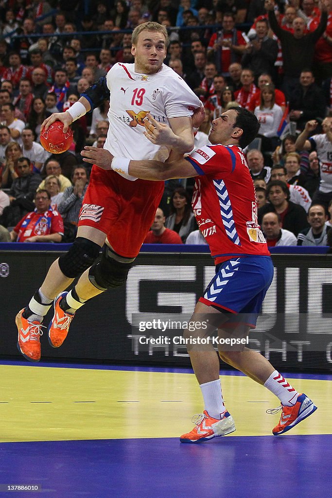 Serbia v Denmark - Final - Men's European Handball Championship 2012