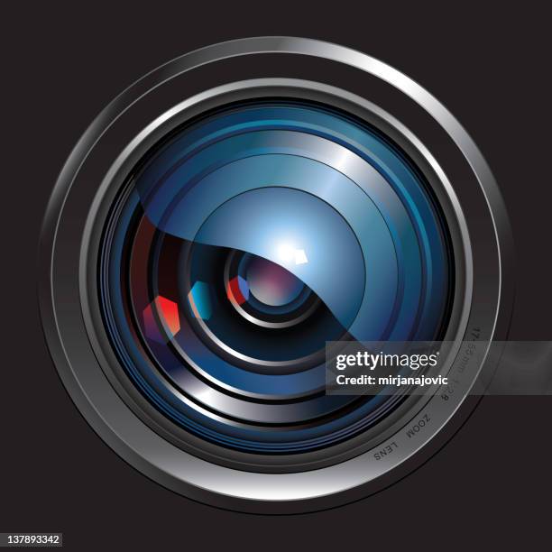 Camera Lense Basic Vector Camera Lense Vector High Res Illustrations - Getty Images