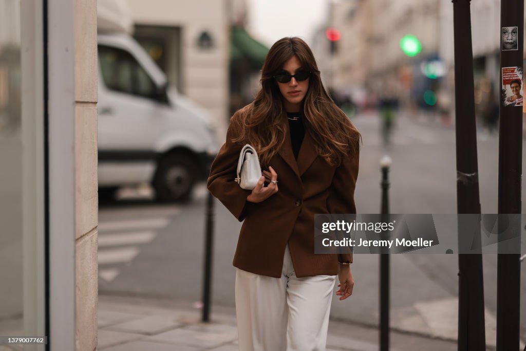 Celebrity Sightings : Day Three - Paris Fashion Week - Womenswear F/W 2022-2023