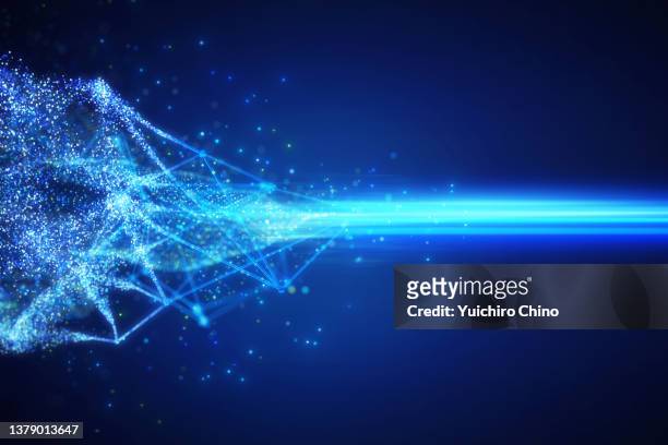 network data transfer speed - digitally generated image stock pictures, royalty-free photos & images