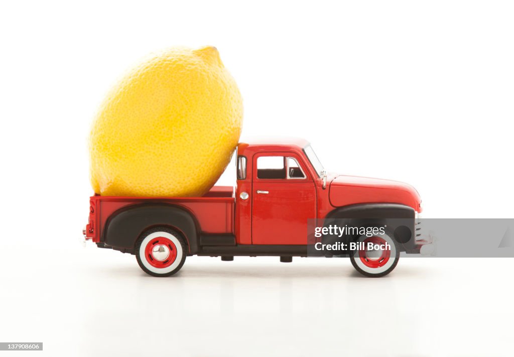 Lemon in miniature truck