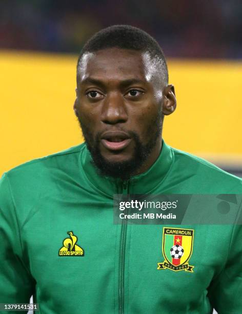 Cameroon's Karl Toko Ekambi taken at Olembe Stadium on January 24, 2022 in Yaounde, Cameroon.