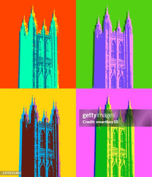 ilustrações de stock, clip art, desenhos animados e ícones de canterbury cathedral - catedral de canterbury