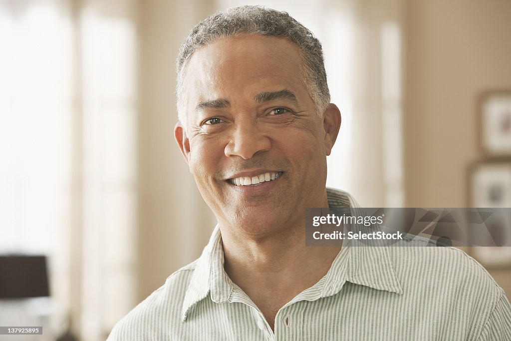 Portrait of smiling older male