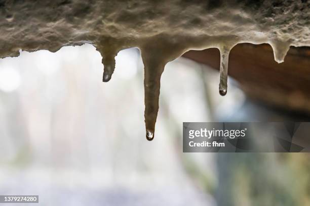 stalactite - stalactiet stockfoto's en -beelden