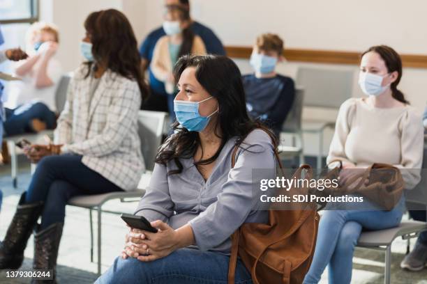 waiting room - covid hospital stock pictures, royalty-free photos & images