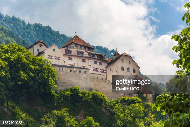 Vaduz, Liechtenstein. Schloss Vaduz. The castle of Vaduz. Official residence of the Prince of Liechtenstein. The Princely Family of Liechtenstein...