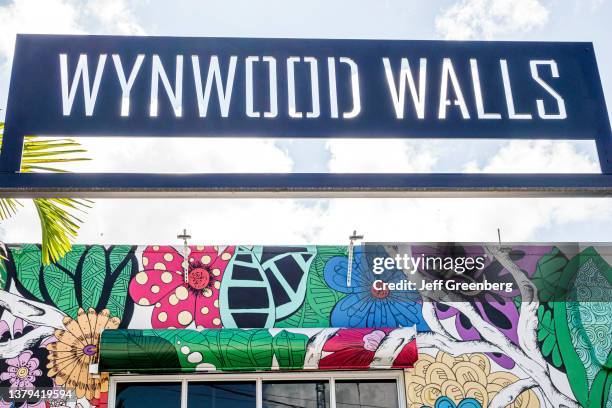 Miami, Florida, Wynwood Walls, sign.