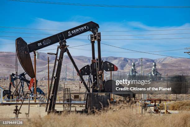 Belridge Oil Field, Kern County, California, USA.