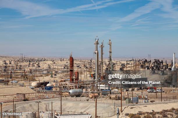 Belridge Oil Field, Kern County, California, USA.