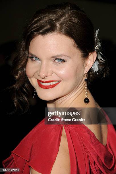 Actress Heather Tom arrives at the 64th Annual Directors Guild Of America Awards at the Grand Ballroom at Hollywood & Highland Center on January 28,...