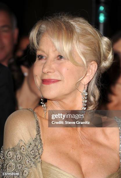 Dame Helen Mirren arrives at the 64th Annual Directors Guild Of America Awards at the Grand Ballroom at Hollywood & Highland Center on January 28,...