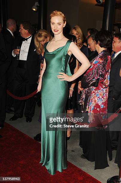 Actress Deborah Ann Woll arrives at the 64th Annual Directors Guild Of America Awards at the Grand Ballroom at Hollywood & Highland Center on January...