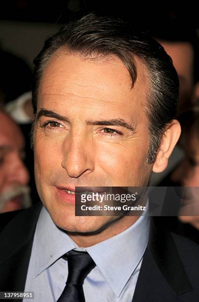 Actor Jean Dujardin arrives at the 64th Annual Directors Guild Of America Awards at the Grand Ballroom at Hollywood & Highland Center on January 28,...