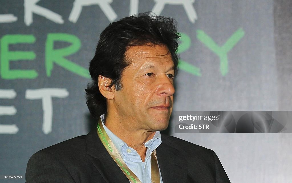 Pakistani politician and former crickete