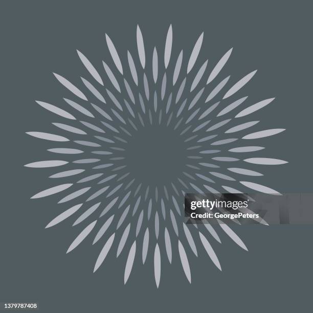 sun with sunbeams abstract background - epicenter stock illustrations