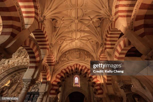 the mosque cathedral of córdoba - cordoba spain stock pictures, royalty-free photos & images