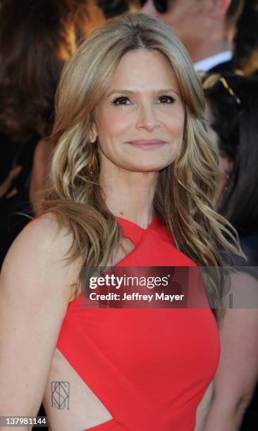 Kyra Sedgewick arrives at the 18th Annual Screen Actors Guild Awards held at The Shrine Auditorium on January 29, 2012 in Los Angeles, California.