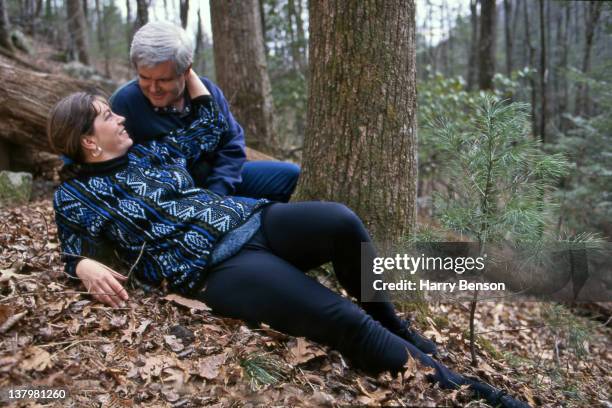 Republican presidential nominee Newt Gingrich and second-wife Marianne Ginther are photographed for People Magazine in 1995 in Marietta, Georgia.