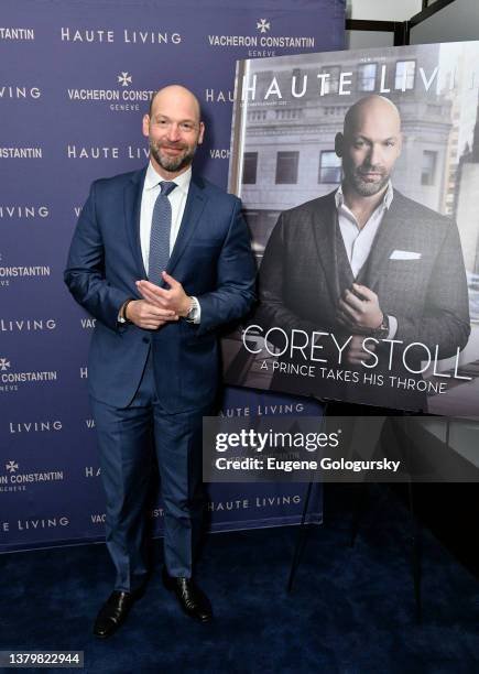 Corey Stoll attends the Haute Living celebrates Corey Stoll with Vacheron Constantin on March 04, 2022 in New York City.