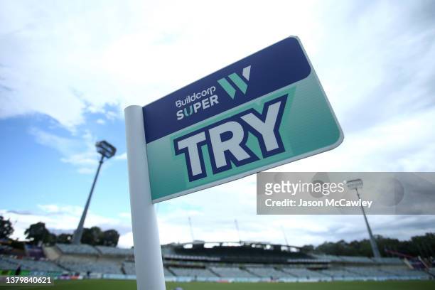 General view ahead of the round one Super W match between the ACT Brumbies and the NSW Waratahs at GIO Stadium on March 05, 2022 in Canberra,...