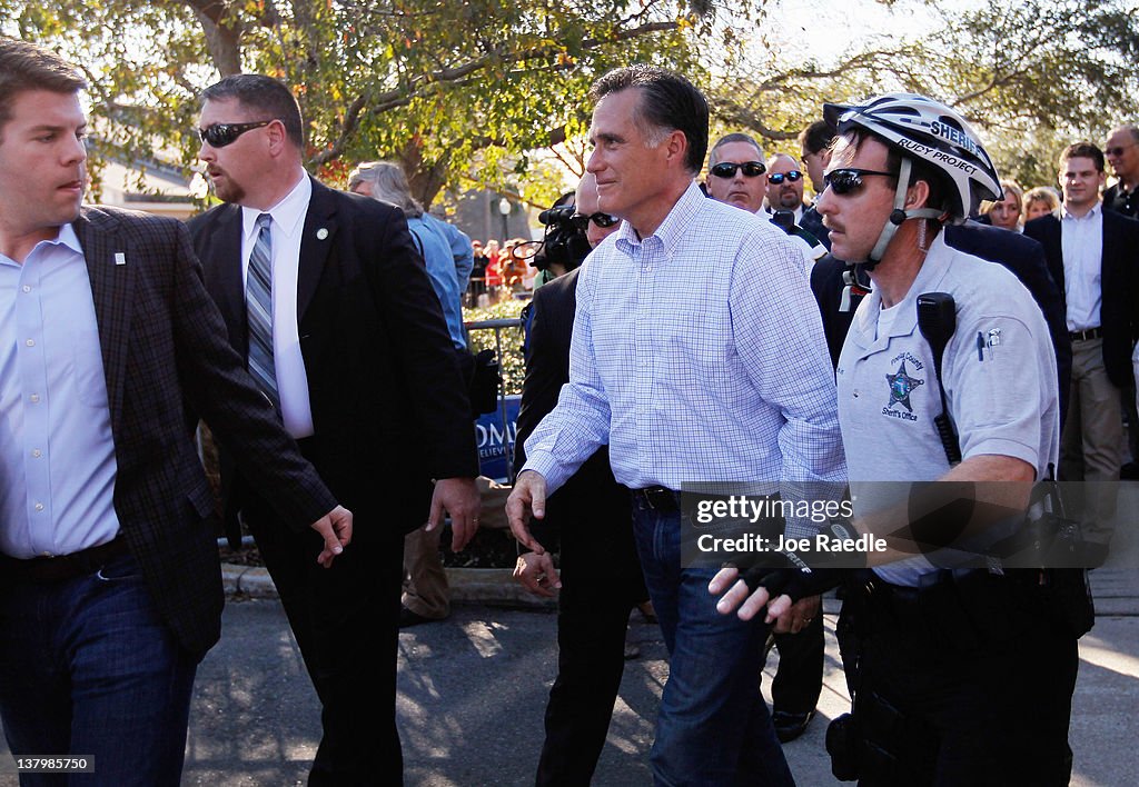 Romney Holds Campaign Rallies Across Florida Ahead Of Primary Day