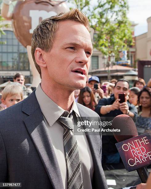 Ms Neil 48 Neil Patrick Harris Unveils The Sixth M Ms Character Ms Brown At The ...