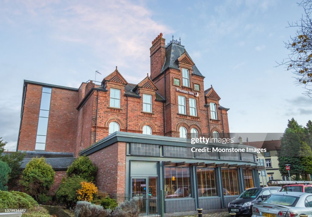 Premier Inn on Ashbourne Road of Leek in Staffordshire, England