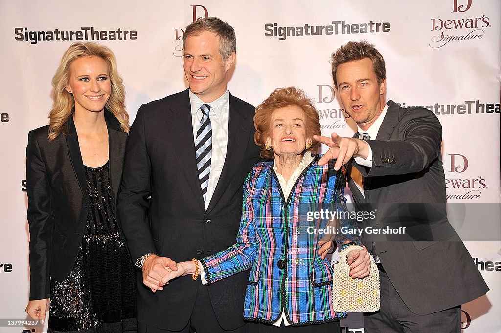 Amy Griffin, John Griffin, Alice Griffin and actor Edward Norton