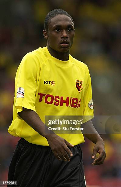 Anthony McNamee of Watford during the Nationwide League Division One match between Watford and Walsall at Vicarage Road in Watford, England on...