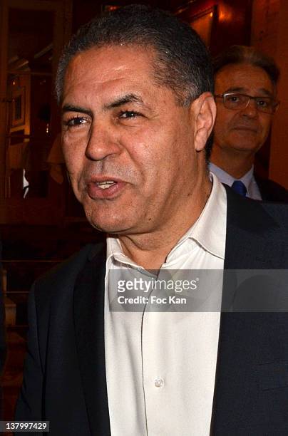 Malek Chebel attends the Procope Des Lumieres' Literary Awards - First Edition at the Procope on January 30, 2012 in Paris, France.