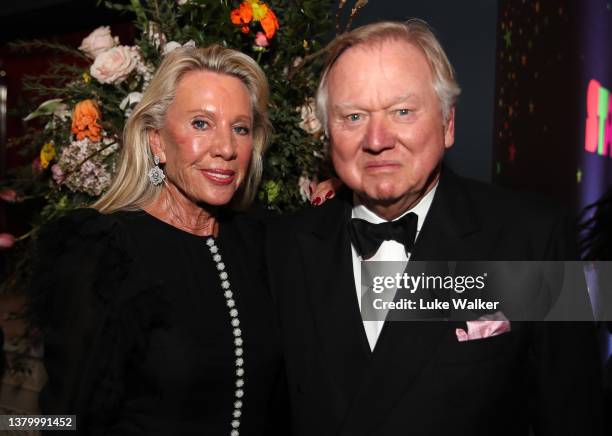 Lord Bamford and Lady Bamford attend the Blenheim Ball in aid of Starlight Children's Foundation at Blenheim Palace on March 04, 2022 in Woodstock,...