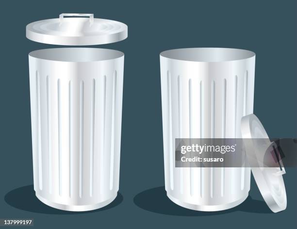 waste bin - garbage can stock illustrations