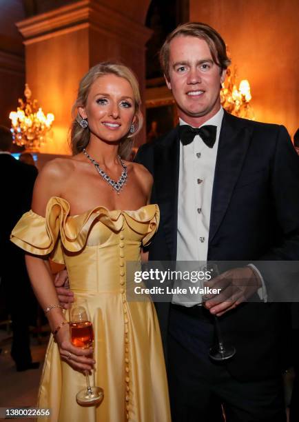 George Spencer-Churchill, Marquess of Blandford and Camilla Blanford attend the Blenheim Ball in aid of Starlight Children's Foundation at Blenheim...