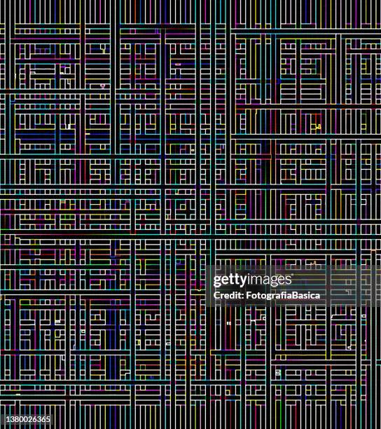 multi colored circuit - electrical grid background stock illustrations